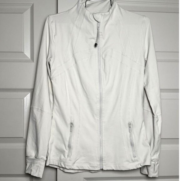 Lululemon Define Jacket in White Size 8 - Picture 6 of 9
